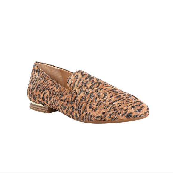 Alex Marie Shoes - Alex Marie Barson Metallic Leopard Slip On Flats 6 NWT